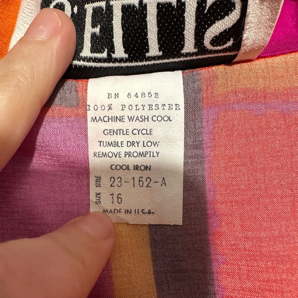 J. Ellis Abstract Midi Dress - size 16 - Picture 7 of 7